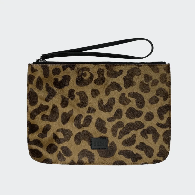 Leopárdmintás borítéktáska – női alkalmi clutch táska elegáns eseményre