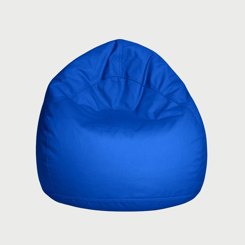 Kék babzsákfotel, 80 cm-es méretben, gyerekszobába