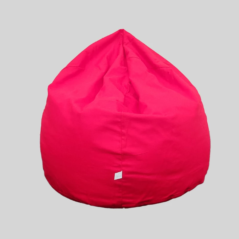 Piros babzsákfotel 80 cm-es méretben gyerekszobába