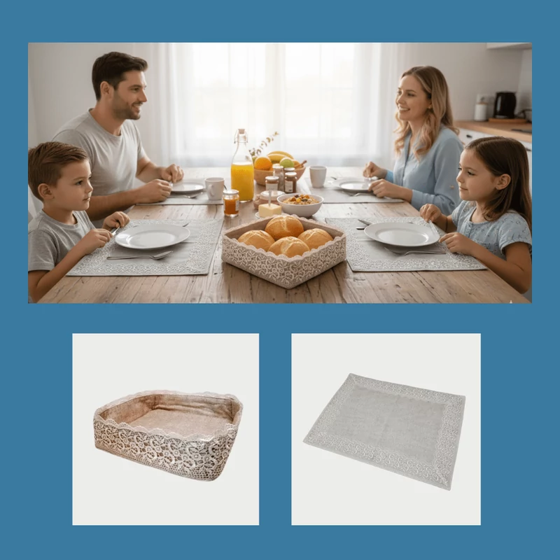 Textil tányéralátét