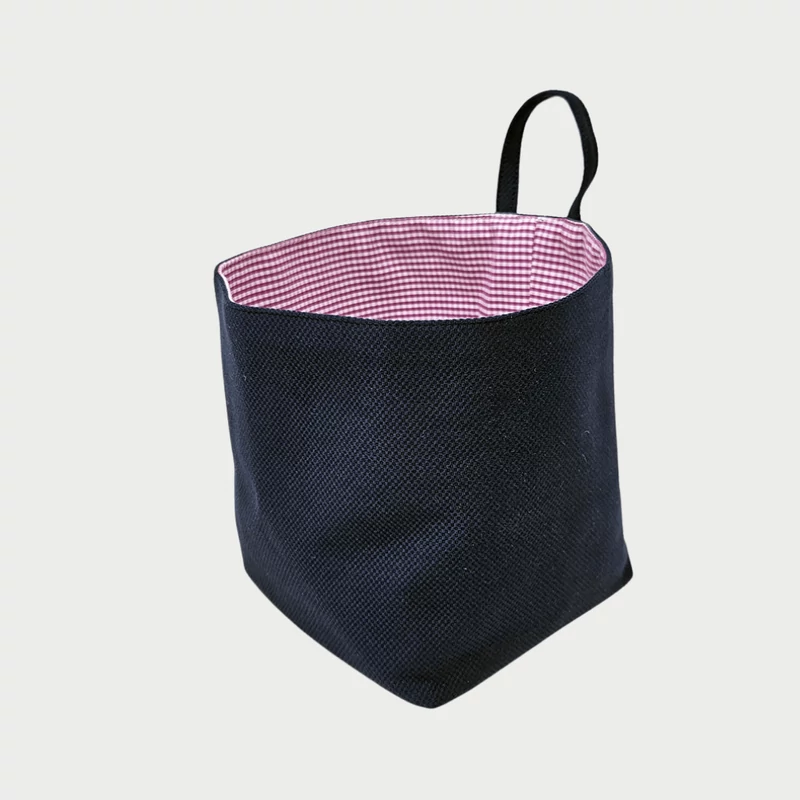 Textil tároló sötétkék színben